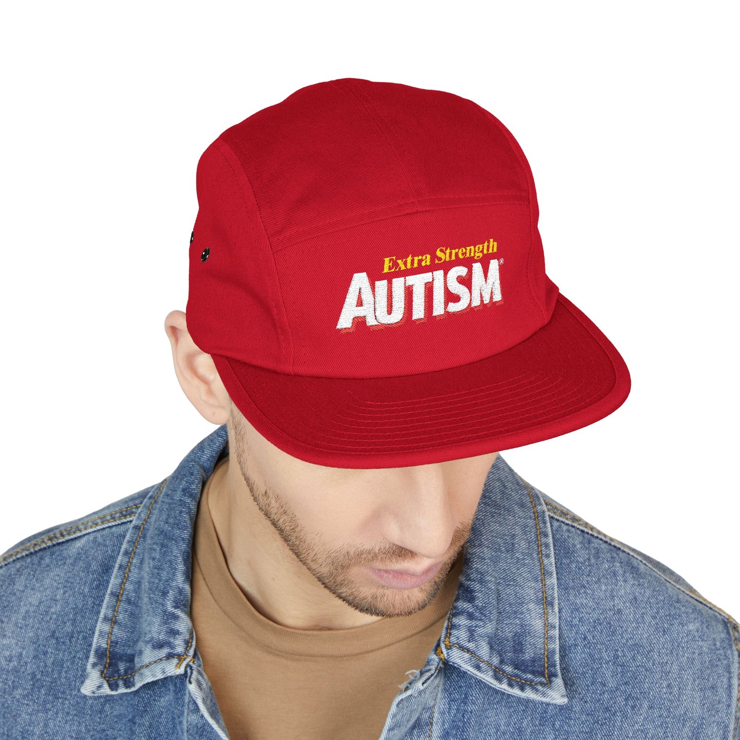 Red Trail Hat - Autism Awareness