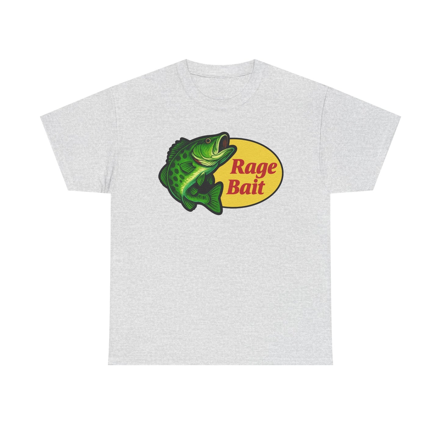 Fishing Shirt — "Rage Bait" Bass Graphic Crewneck