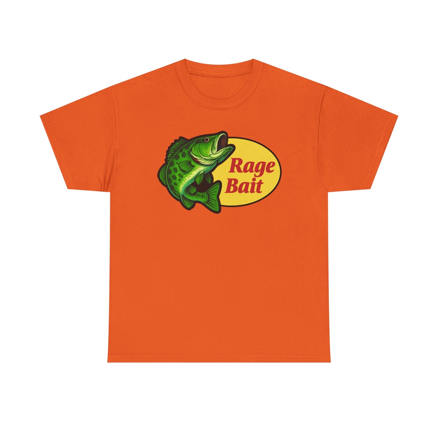 Fishing Shirt — "Rage Bait" Bass Graphic Crewneck