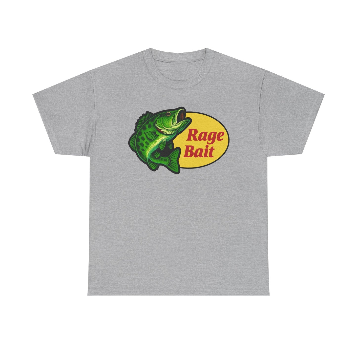 Fishing Shirt — "Rage Bait" Bass Graphic Crewneck