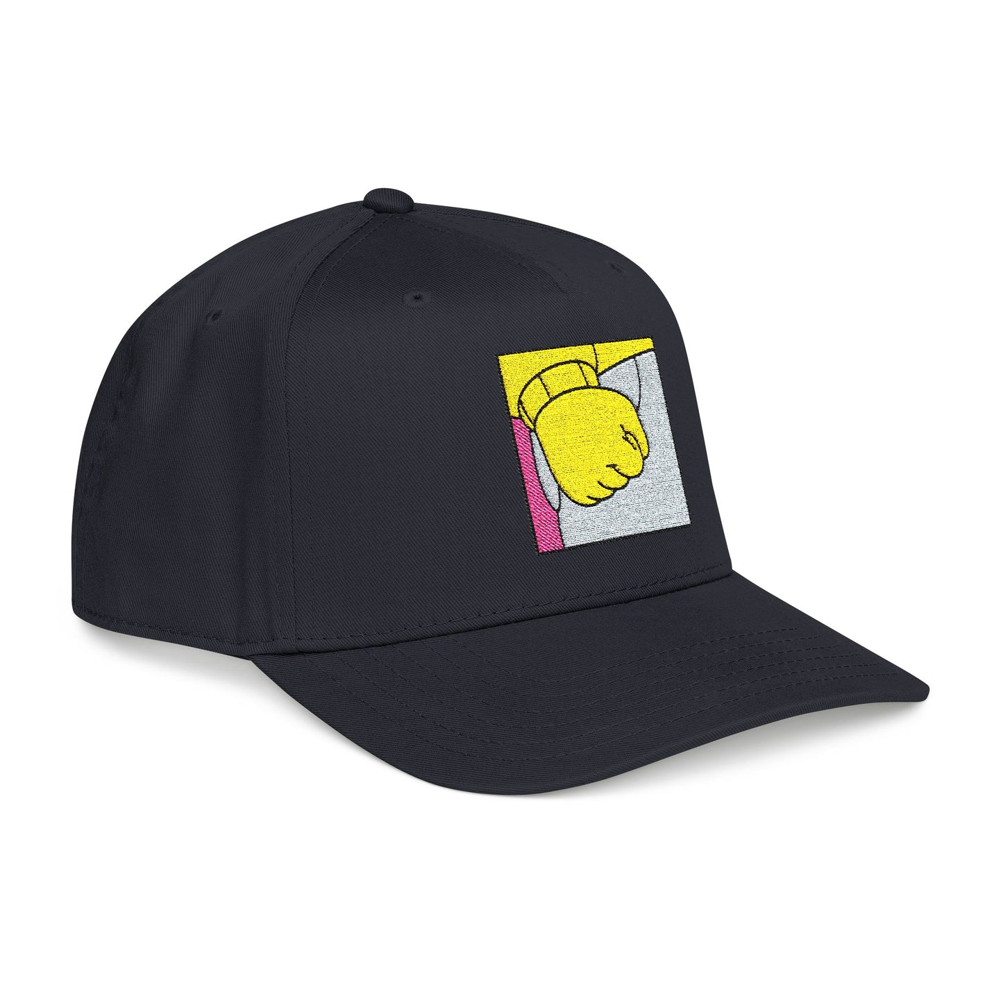 Retro Pop Art Fist Baseball Cap – Vintage Comic Hand Patch Hat